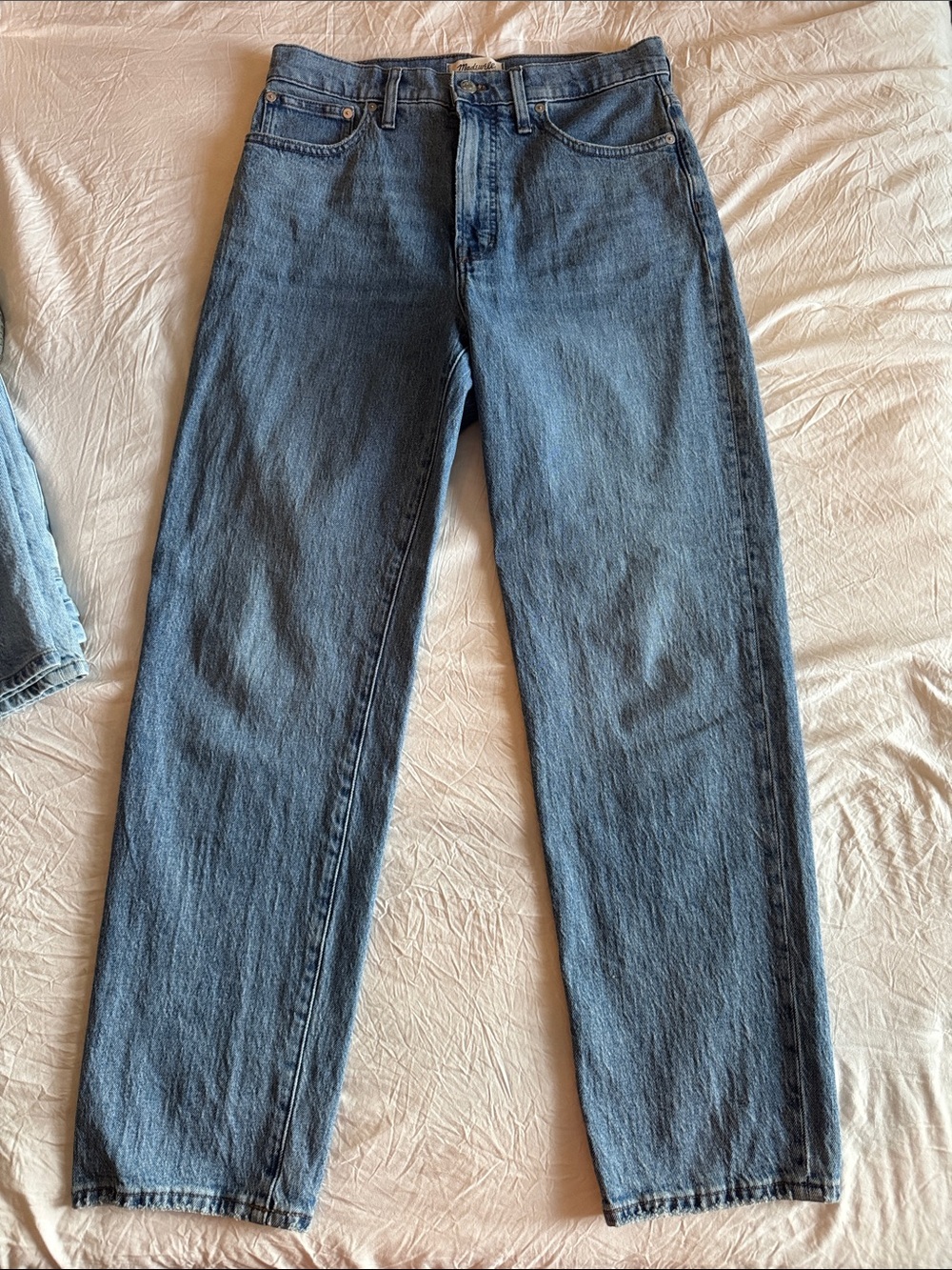 Madewell Blue Straight-Leg Women's Jeans